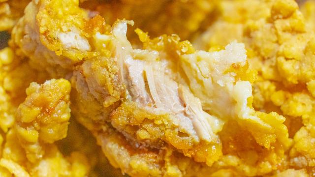 面包糠炸鸡腿