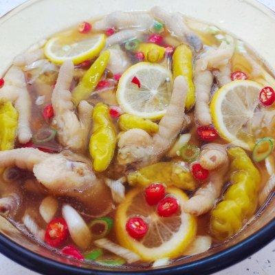 泡椒柠檬鸡爪制作方法（酸辣柠檬泡椒凤爪做法）(6)