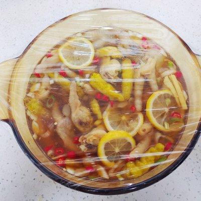 泡椒柠檬鸡爪制作方法（酸辣柠檬泡椒凤爪做法）(7)